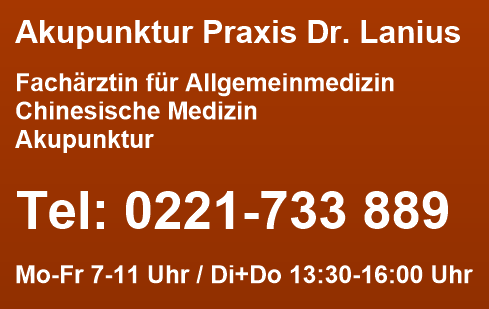 Kontaktdaten Akupunktur Praxis Dr. Mirka Lanius